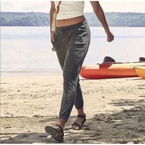 ATHLETA WOMEN'S 6 Vintage PALM ELASTIC WAIST‎ FARALLON JOGGER Pants 2021